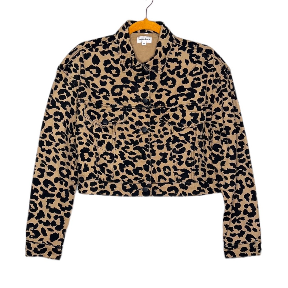 Revolve Superdown Leopard Print Denim Set - image 6
